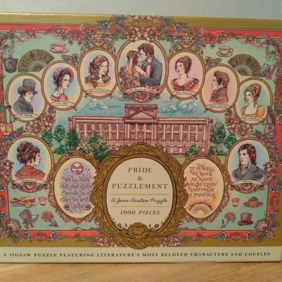 Pride & Puzzlement: A Jane Austen Jigsaw Puzzle = Complete - Picture 1 of 1